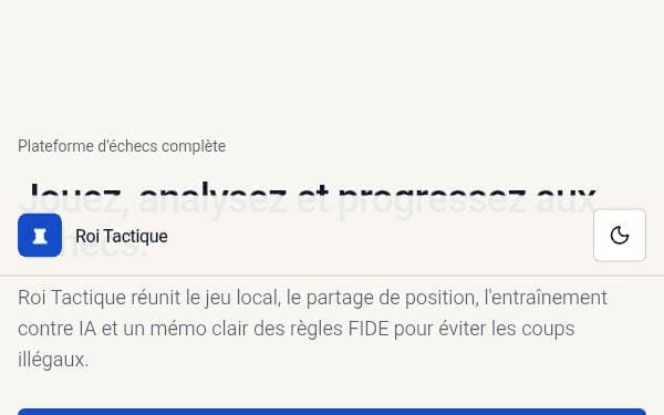 Screenshot of Roi tactique