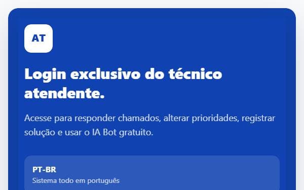 Screenshot of Atende Técnico