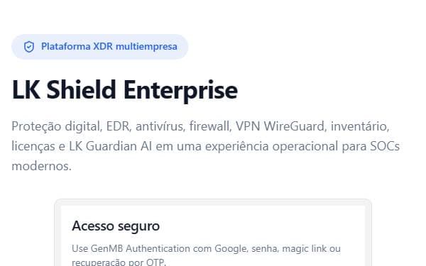 Screenshot of LK Shield Enterprise
