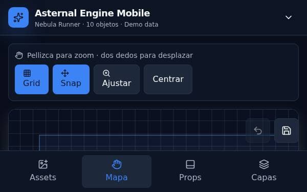 Screenshot of Asternal Engine Mobile
