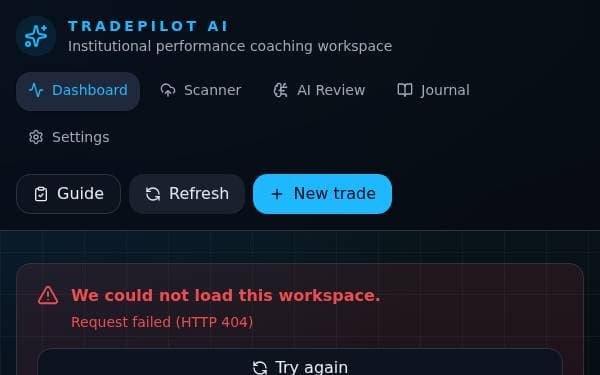 Screenshot of AI Trading Coach