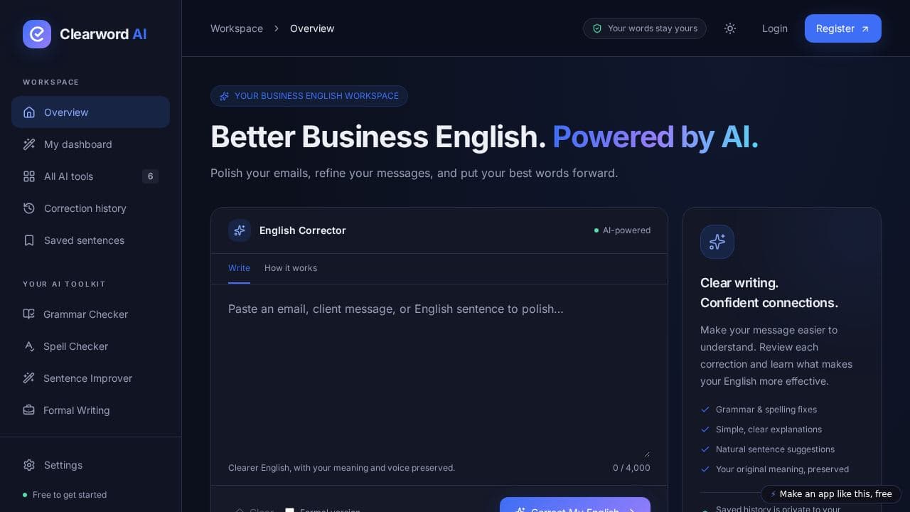 Screenshot of Lexivo AI (Remix)