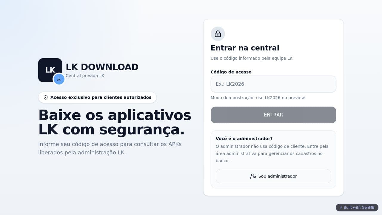 Screenshot of LK Download Hub