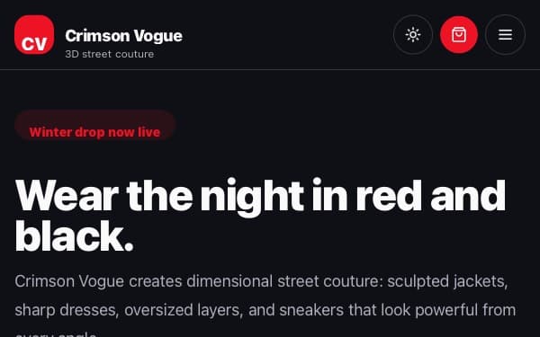 Screenshot of Crimson Vogue