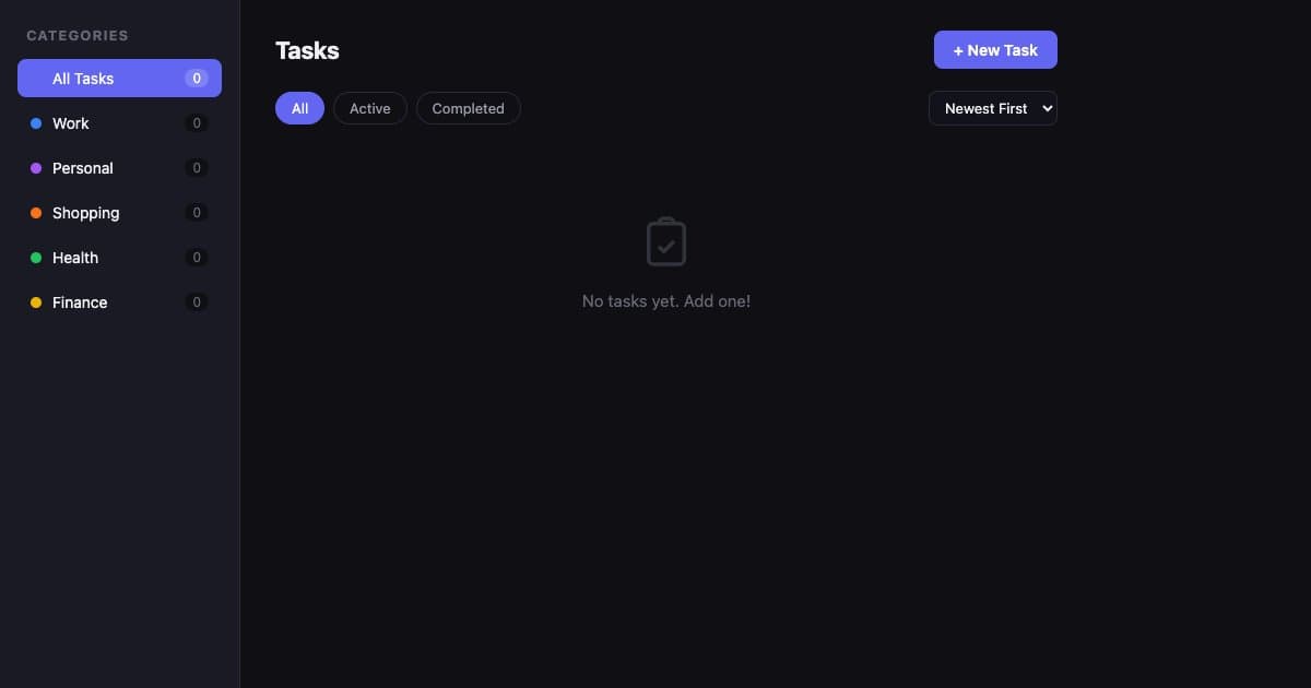 Screenshot of Task Manager (Clone)
