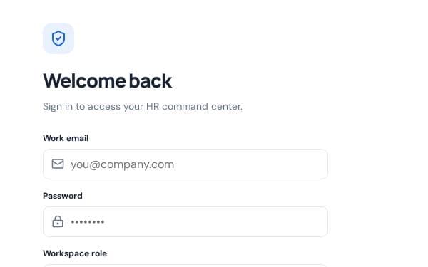 Screenshot of TBL Admin & HR
