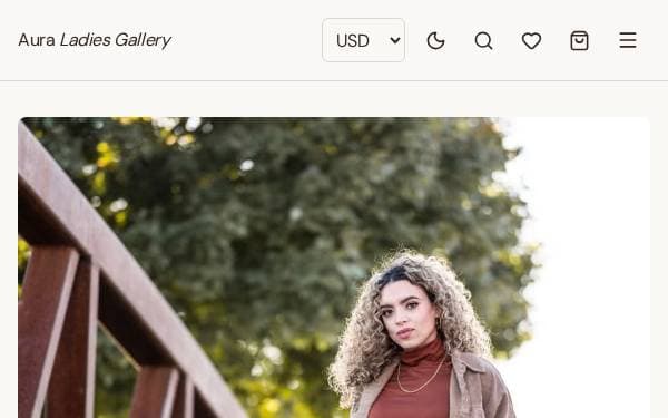 Screenshot of Aura Ladies Gallery