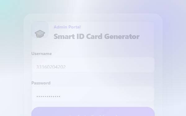 Screenshot of Smart ID Cards