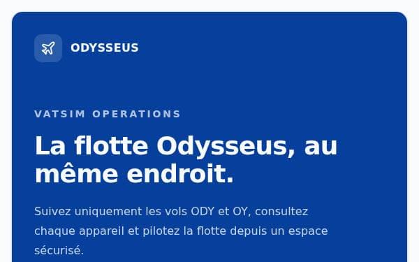 Screenshot of Odysseus VATSIM Tracker