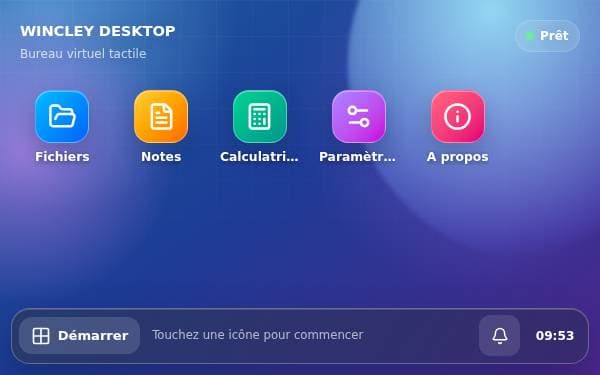 Screenshot of Wincley Desktop