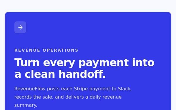 Screenshot of Stripe Sales Automation