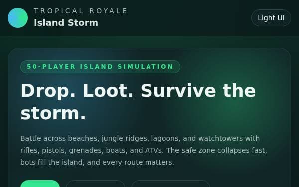 Screenshot of Island Storm Royale