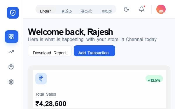 Screenshot of SalesGuard AI: South India Retail