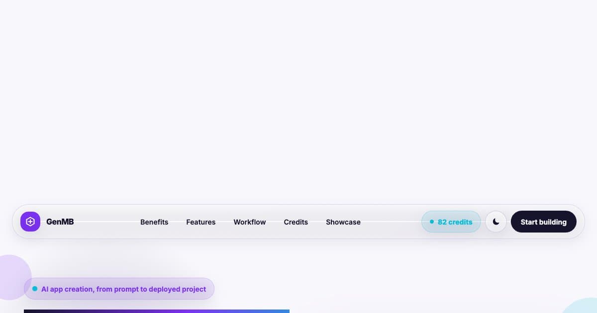 Screenshot of GenMB Launchpad