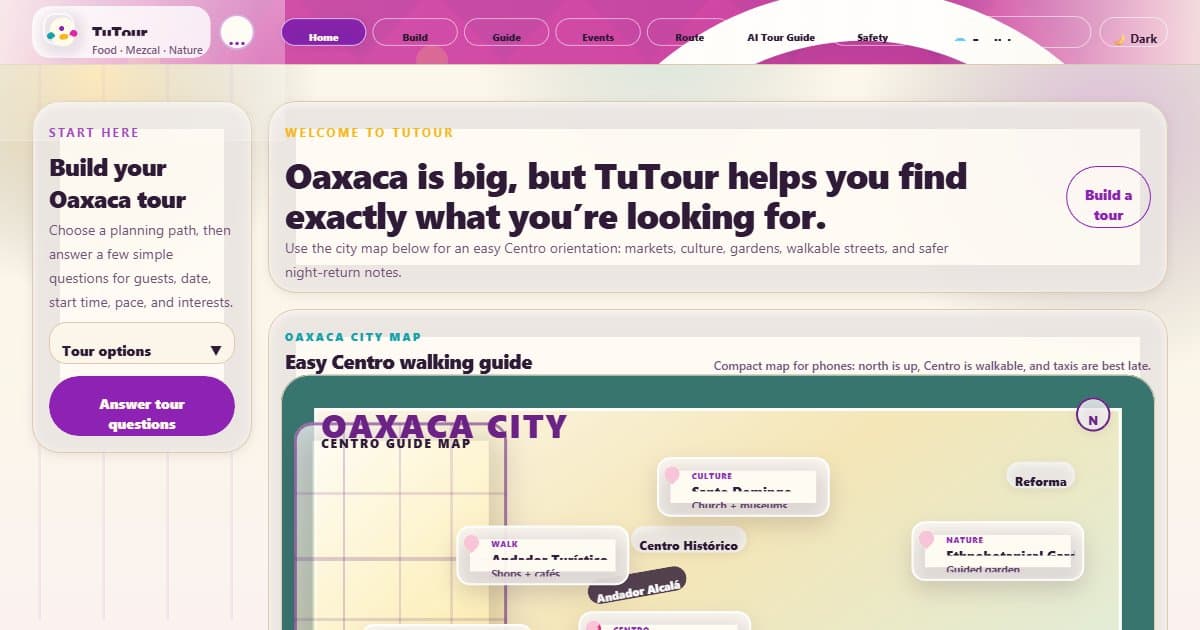Screenshot of TuTour1