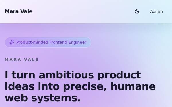 Screenshot of Studio Ledger