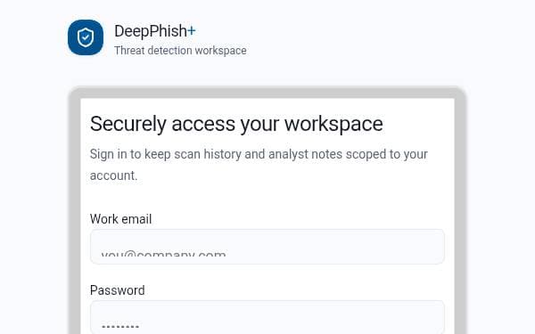 Screenshot of DeepPhish Guard