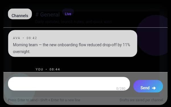 Screenshot of Pulse Chat