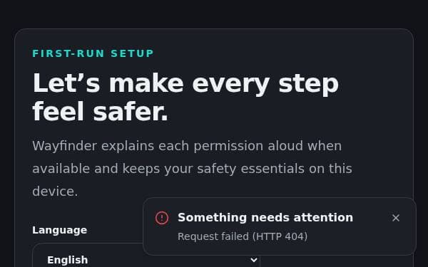 Screenshot of Guidance Mode Companion