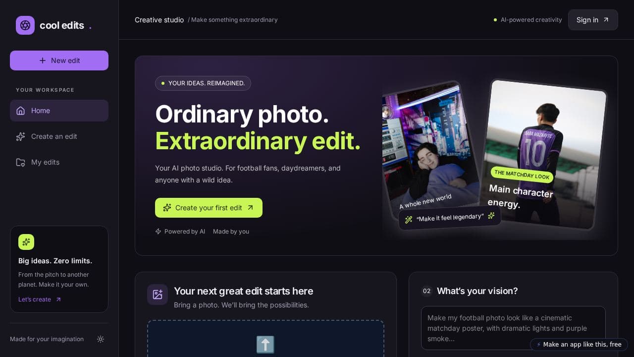 Screenshot of Highlight Reel Studio