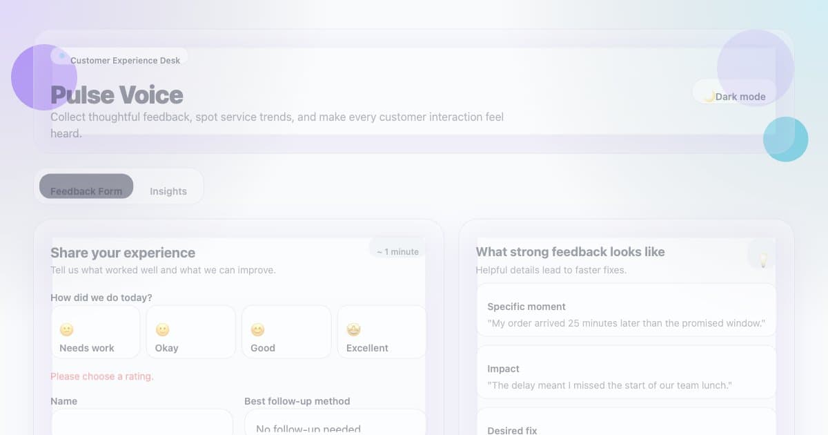 Screenshot of Pulse Voice