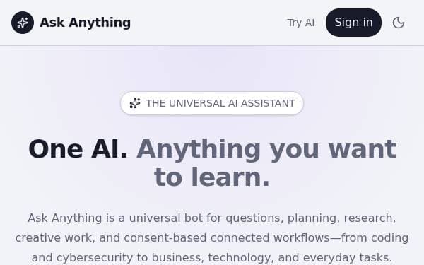 Screenshot of Lex AI