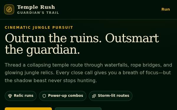Screenshot of Jungle Relic Rush