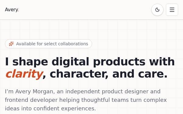 Screenshot of Northline Portfolio