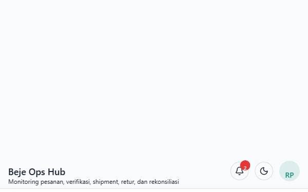 Screenshot of Beje Ops Hub