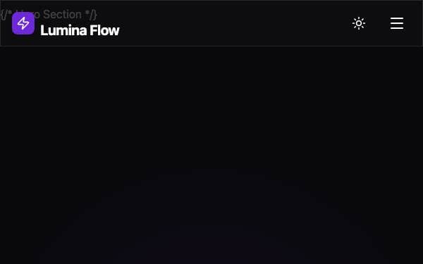 Screenshot of Lumina Flow
