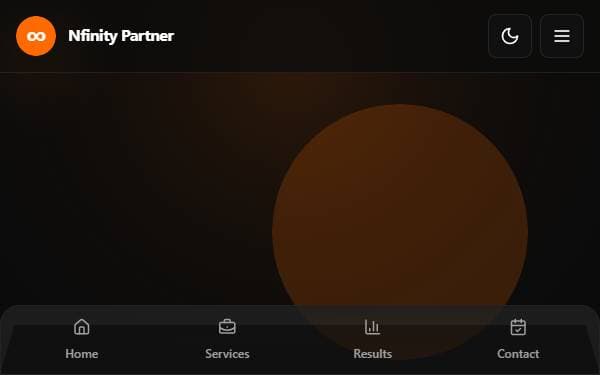 Screenshot of Nfinity Partner