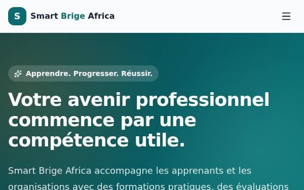 Screenshot of Smart Brige Africa