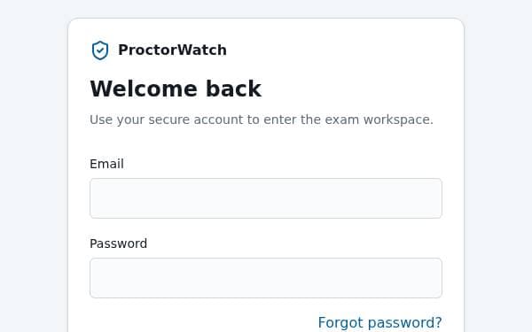 Screenshot of Exam Guard Pro
