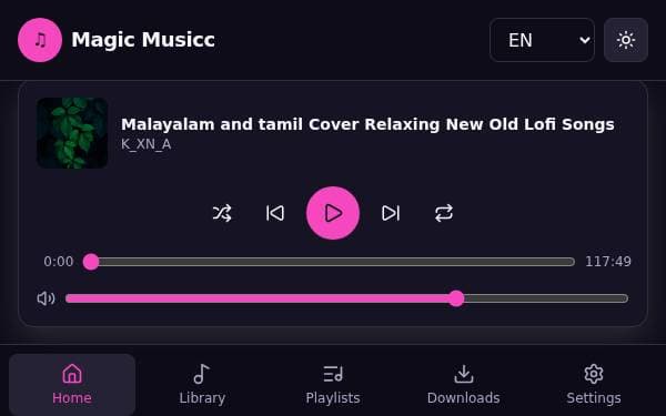 Screenshot of Magic Musicc