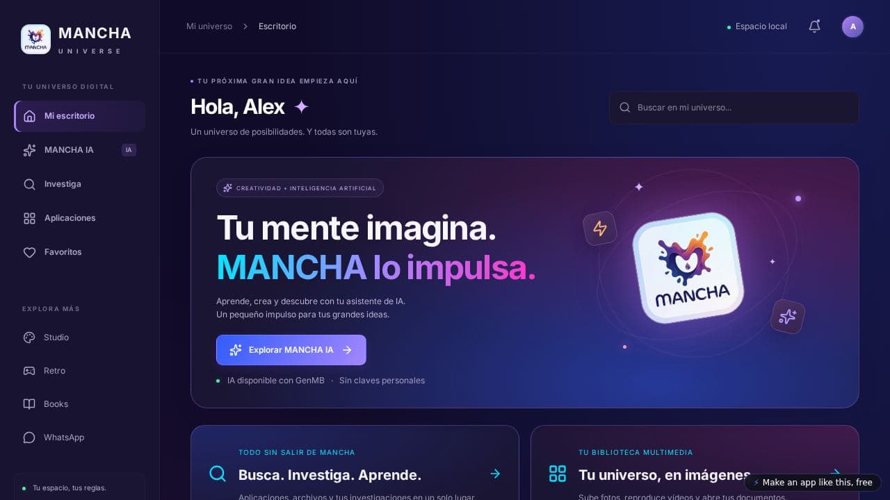 Screenshot of MANCHA UNIVERSE (Remix)