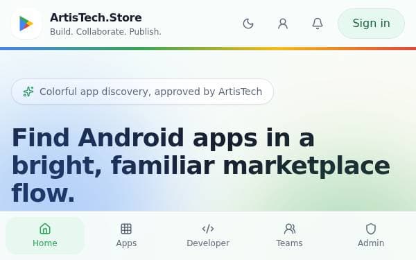 Screenshot of ArtisTech Store