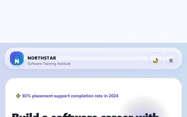 Screenshot of Northstar Academy