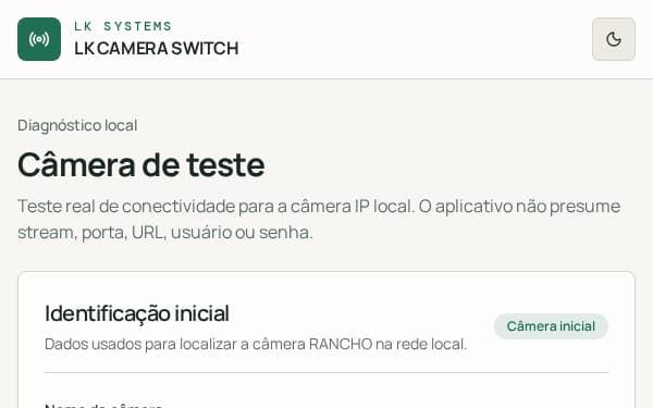 Screenshot of LK Camera Switch