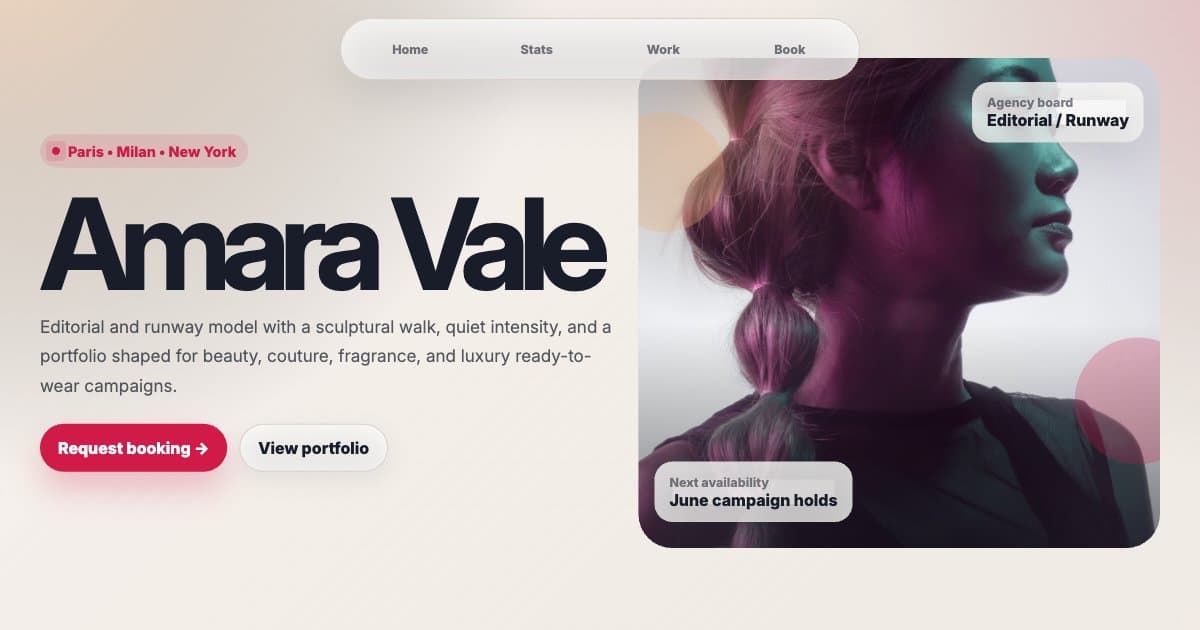 Screenshot of Velvet Runway