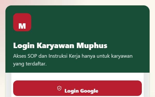 Screenshot of Muphus SOP Center (Clone)