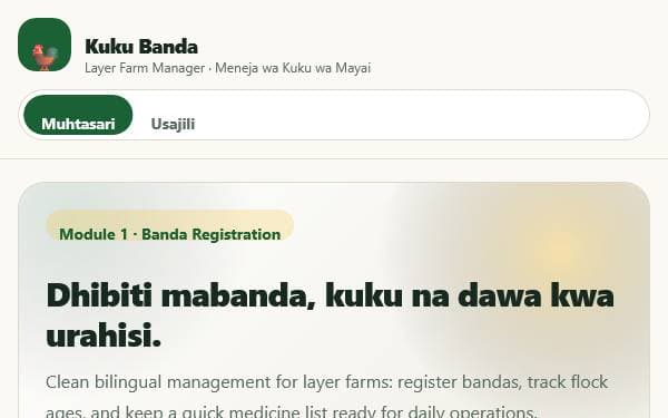 Screenshot of Kuku Banda
