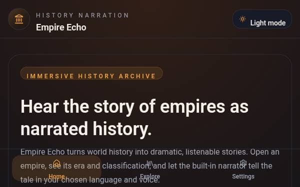 Screenshot of Empire Echo