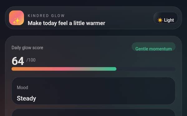 Screenshot of Kindred Glow