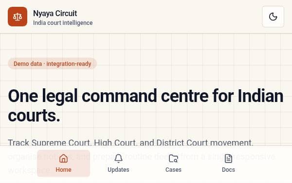 Screenshot of Nyaya Circuit