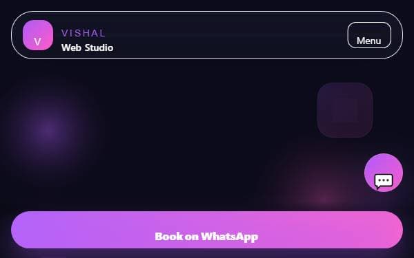 Screenshot of Vishal Web Studio