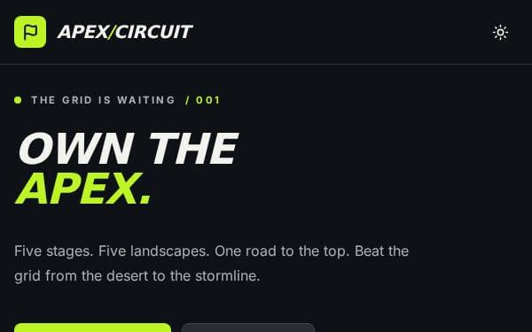 Screenshot of Apex Circuit Racing
