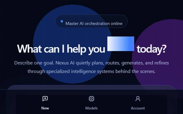 Screenshot of Nexus AI