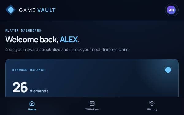 Screenshot of Game Vault