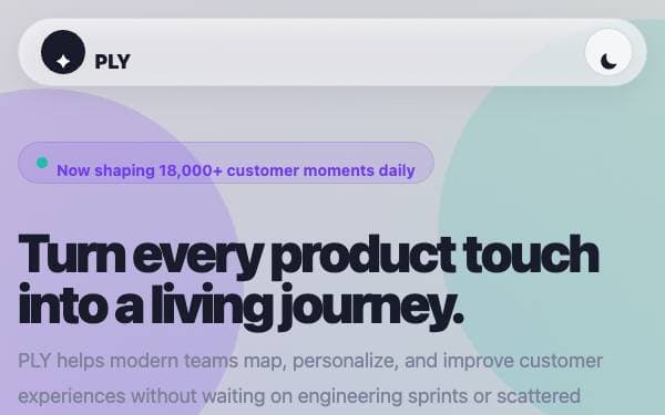 Screenshot of PLY Launch