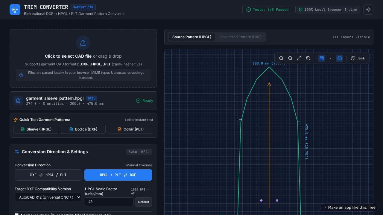 Screenshot of Trim Converter